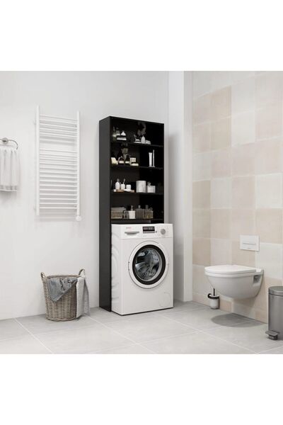 Tdesigno Pamir Banyo Dolabı-Çok Amaçlı-Çamaşır Makinesi Dolabı-Wc Üstü Dolap