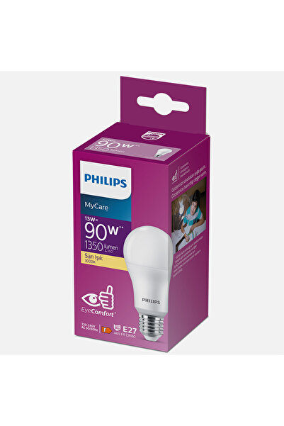 Philips Essential 13W-90W Sarı Klasik E27 Duy Led Ampul