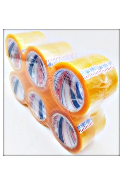 BANTFİX Transparent Duct Tape 42 mm X 90 Mt a Quality Tape 12 Pieces