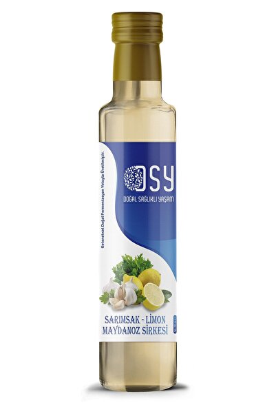 doğal sağlıklı yaşam 250ml Sarımsak Limon Maydanoz Sirkesi