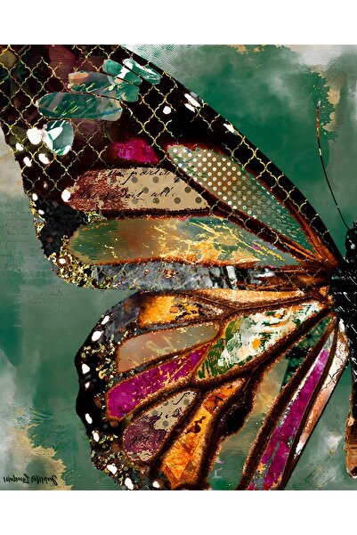 Harikabirev HARİKABİREV|LACİVERT-GOLD RENGEYİĞİ VE ÇİÇEK KOMBİNİ 02|ÇERÇEVELİ TEMPERLİ CAM TABLO 3LÜ YATAY