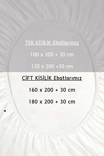 LATTE TEKSTİL Gray Cotton Towel Fabric - Elastic Fitted Sheet, Single/Double/Length Size