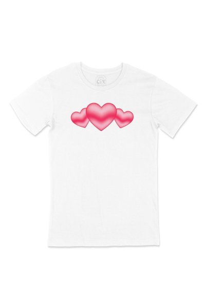 Cix T-shirt sa tri dela u obliku srca