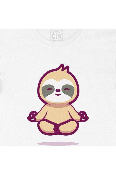 Cix Tricou Panda Patterned Mindfulness