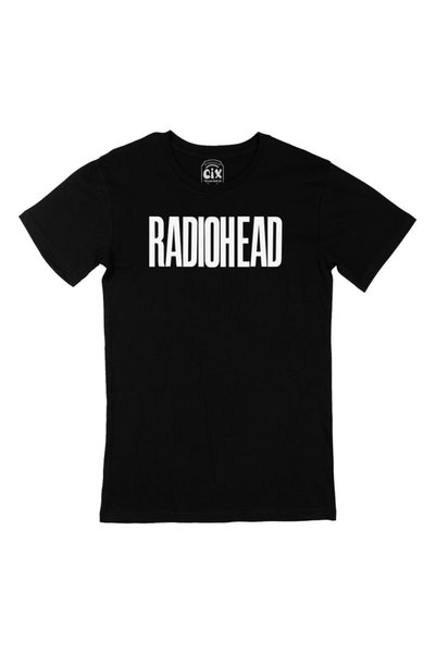 Cix Radiohead crna majica - sa muzičkim notama