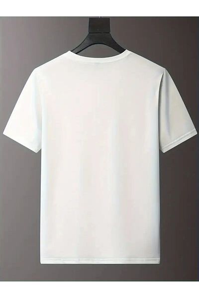 Pink Sky Unisex Oversize Crew Neck T-Shirt - Moon & Mountain Printed