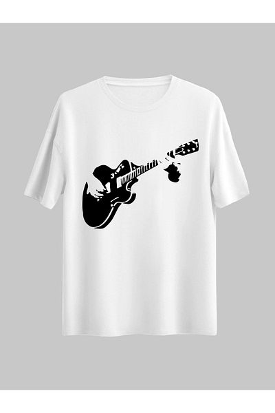 Pink Sky Μουσικός και Κιθαρίστας Special Design T-Shirt
