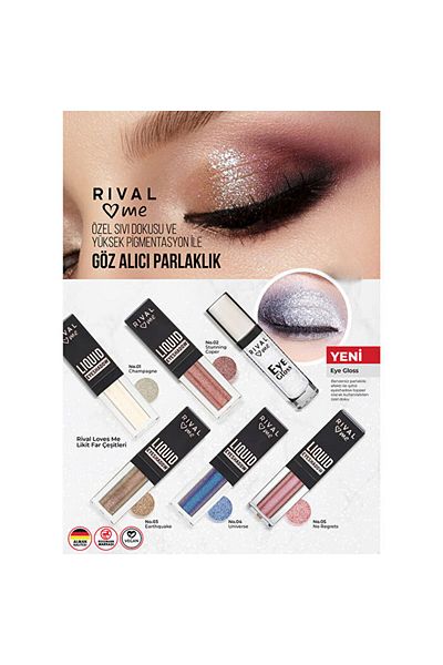 Rival Loves Me 4.5 Gr Eye Gloss - Elegant and Stylish