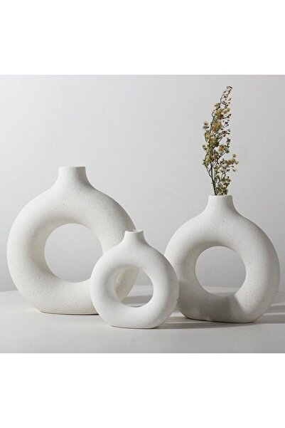 thiramis homeconcept 3’lü Bohem Halka Dekoratif Obje