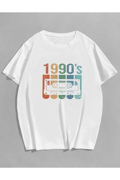Pink Sky Μπλουζάκι Unisex με στάμπα της δεκαετίας του 1990
