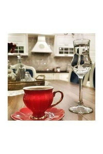 Paşabahçe Pasabahce Grappa كأس القهوة الجانبي العرض الطويل 044oa
