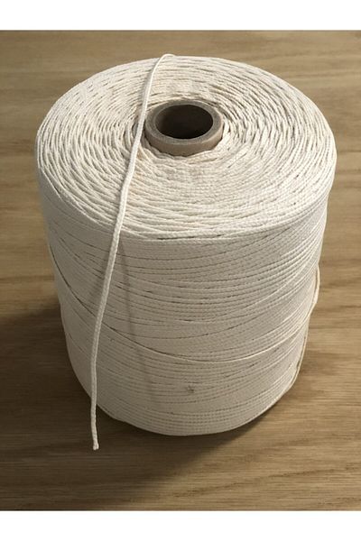 Dolide 100% βαμβακερό πλεκτό κερί φυτίλι (κερί νήμα) Μέγεθος 14 - 5 μέτρα