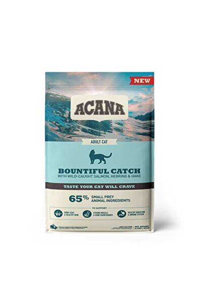 Acana Bountiful Catch Somonlu Ve Ringa Balıklı Yetişkin Kedi Maması 4,5 Kg