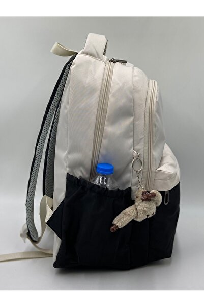 Bevitton Beige-Black Waterproof Gry School and Backpack - 34100