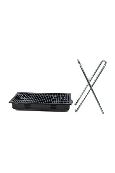 GÜVEN Seyyar Ayaklı Emaye Piknik Mangalı 60'lik EBRU TRADE