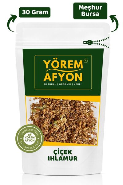 Gülçehre Bursa Yöresinden Gölgede Kurusu Keskin Aromalı Saf Çiçek Ihlamur, Şifa Ağacı {tilia Cordata} | 30gr.