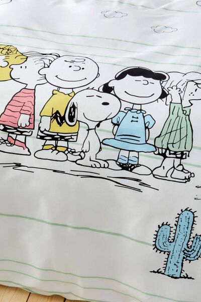 PEANUTS By Karaca Home Snoopy Vintage Μονό Σετ Παπλωματοθήκη 100% βαμβάκι