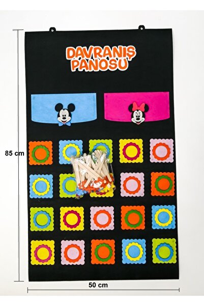 keçeli dünyam Davranış Panosu 20'li (KEÇE EĞİTİM MATERYALİ)