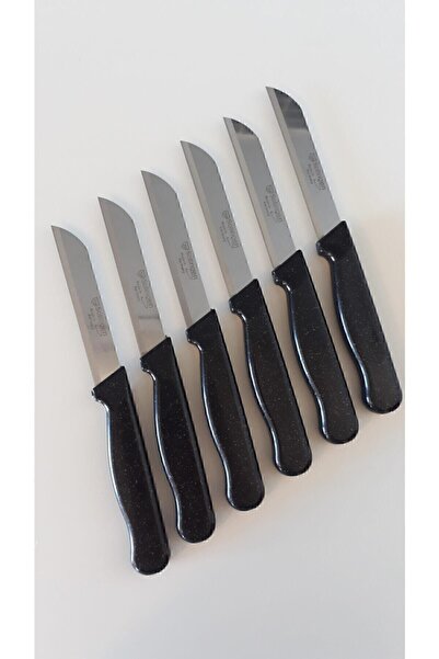 Solingen Siyah Simli Meyve Bıçağı 6'adet 1'takım