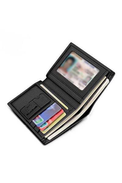 Laorentou Firenze 347 Genuine Leather Italian Made Men's Wallet - Men's Card Holder