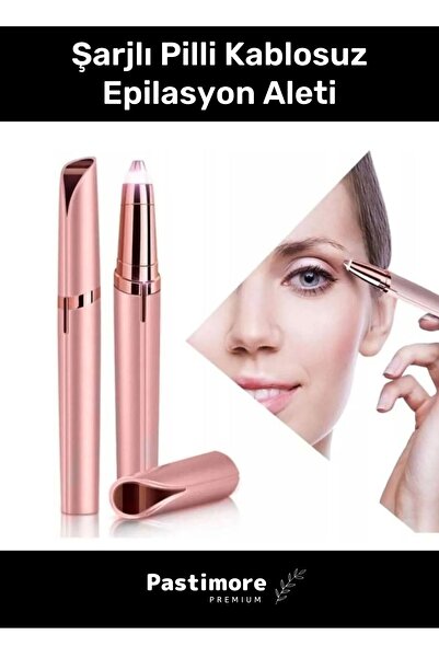 Genel Markalar Premium Seri Tıraş Kozmetik Pilli ve Şarjlı Kıl İstenmeyen Tüy Sakal Kaş Kablosuz Epilasyon Aleti