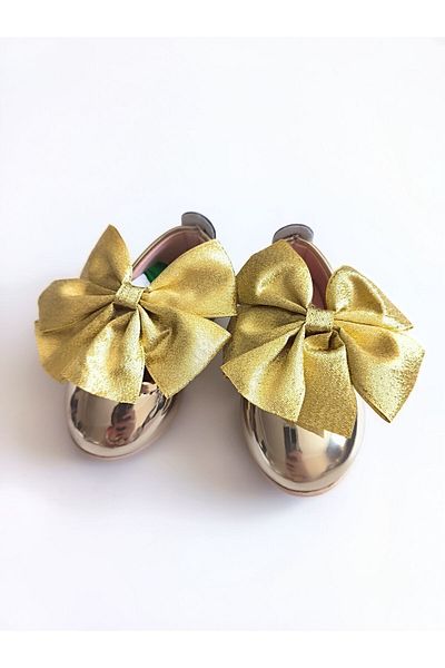 STELLA BUTİK Ballerina Shoes with Bow Detail for Girls