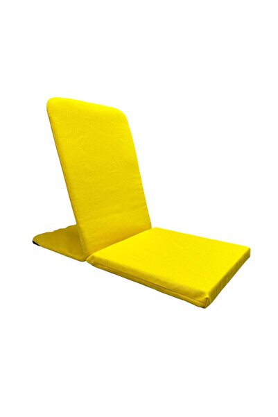 REMEGE Meditasyon Sandalyesi Backjack Destekli Yer Minderi Poly Gabardin Pamu...