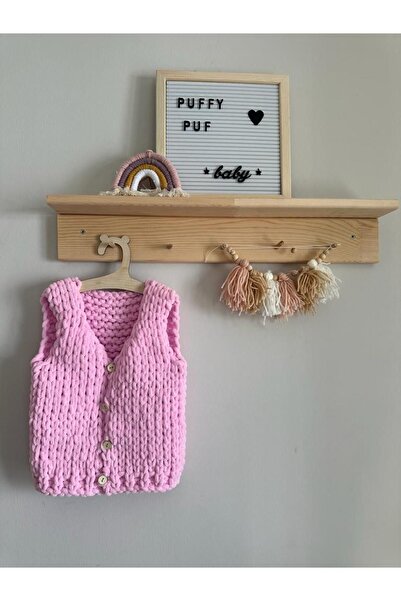 Alize Puffy fine PUFFY PUF Puffy El Örgüsü Bebek Yelek 6-12 ay