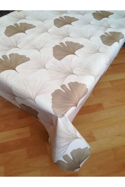 EFEMHOME مفرش طاولة من القماش المشمع المقاوم للحرارة وغير قابل للانزلاق - مفرش طاولة مستطيل من مادة PVC