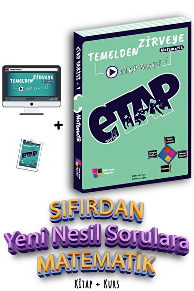 Sıfırdan TYT Matematik: Temelden Zirveye Matematik Etap1 İlk 11 Konu Kitap + Video Detaylı Anlatım