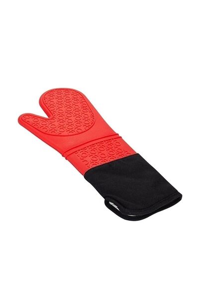 Kitchen Design Lab Kırmızı Silikon Yanmaz Yapışmaz Isı Yalıtımlı Mutfak Fırın...