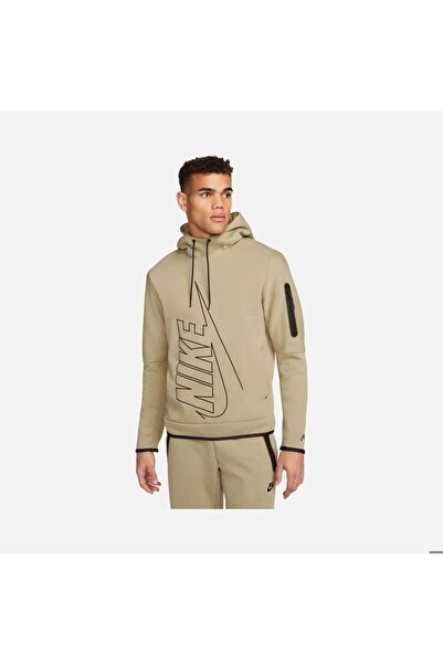 Nike Tech Fleece Pullover Graphic Hoodie Erkek Sweatshirt Dx0577-247