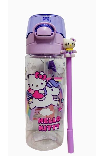 sevgi kırtasiye Hello Kitty 500 Ml. Matara Hello Kitty Başlıklı Jel Kalem Hed...
