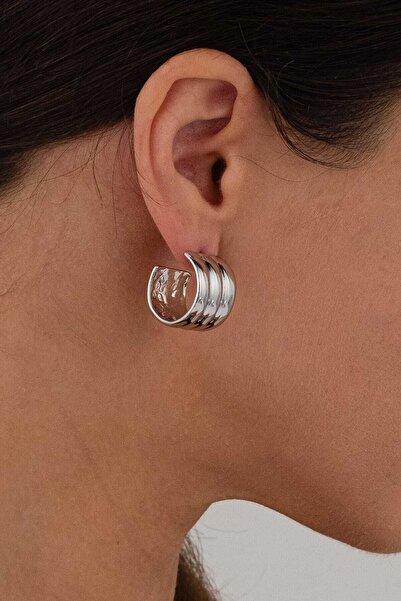 MRK Yalı Çapkını Çoklu 3 Sıra Halka Küpe