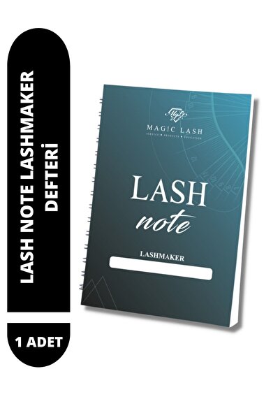 Magic Lash Lash Note Ipek Kirpik Uzmanları Için Müşteri Not Kitabı