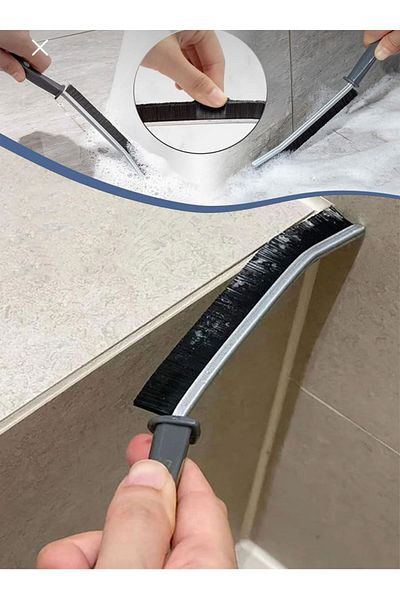 Dem Home 2 Pieces of Multi-Purpose Fine Cleaning Brush - Joint Break Bathroom Kitchen Sink Detail Cleaning