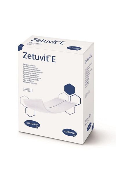 Hartmann Zetuvit E وسادة جرح معقمة عالية الامتصاص 10x10 سم 25 قطعة