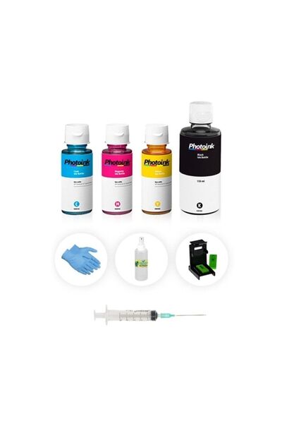 PHOTOINK Hp 650/651/652/653 Kartuş Uyumlu Photoink Plus Siyah Ve Renkli Kartu...