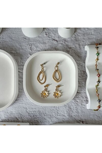 Minima Art Studio Jewelry Plate Organizer Plate Set