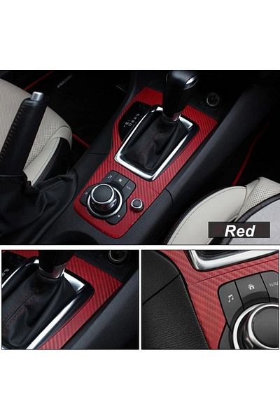 ESEMİZ 3d Red Serrated - Durable Vehicle Engine Covering with Air Duct (152cm X 1 Meter)