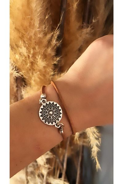 by özllem Double Wrapped Flower of Life Design Bracelet