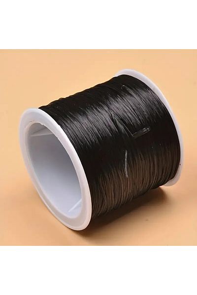 Yüksel Boncuk 35 Meters Black Flexible Elastic Fishing Line