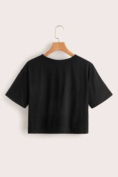 BESTTRENDY Γυναικείο T-shirt Slim Fit Crop