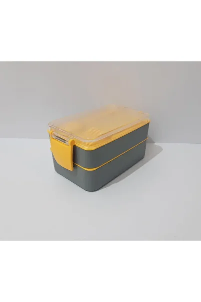 renkli çiçekler Double Layer Food Storage Container Lunch Box Lunch Box For School Office Picnic
