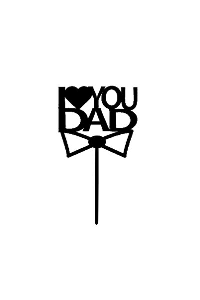 Rapithwin i love you dad pasta süsü doğum günü