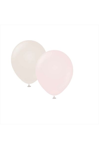 Öztürkpartievi Powder Pink Beige Balloon 20pcs