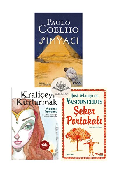 GÜNIŞIĞI Simyacı - Kraliçeyi Kurtarmak - Şeker Portakalı 3 Kitap Set