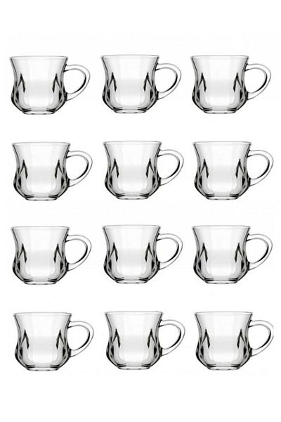 Paşabahçe Infusion Tea Glass with Handle - 12 Liter Tea Glass