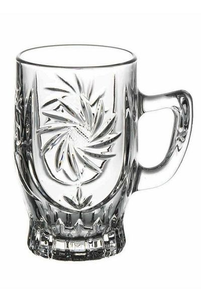 Paşabahçe Diamond Handled Tea Cup 155 Cc 6 Pieces 55881