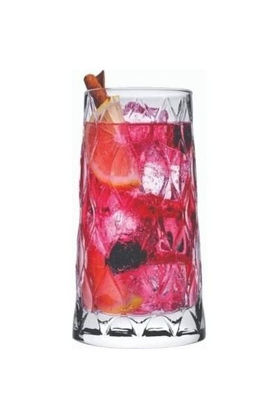 Paşabahçe 420855 Leafy Cocktail Soft Drink Glass Set of 4